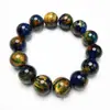Pulseira de Coral Preto com Fio de Ouro e Salgueiro Marinho com Contas Fantasma Roxas e Verdes, Pulseira de Buda com 108 Contas, Pulseira de Salgueiro Marinho em Pó e Salgueiro Sangue, Item de Venda ao Vivo