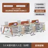 Pantalla de escritorio de oficina minimalista moderna estación de trabajo escritorio de computadora para empleados estación de trabajo para varias personas combinación de muebles para puestos de empleados