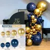 Set de Globos de Cumpleaños de Amazon Set Transfronterizo Arreglo de Globos para Boda Globo de Atmósfera de Cumpleaños de Alta Gama