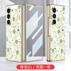 Funda para teléfono móvil Samsung zfold6, pantalla plegable, carcasa de vidrio, lente enchapada, película protectora integrada