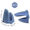 Clip anti-quemaduras para horno microondas resistente a altas temperaturas, guantes de silicona anti-quemaduras para horno de cocina, guantes gruesos antideslizantes con aislamiento térmico, clip para tazón