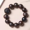 Pulsera Shen Guibao Agarwood Imitación Alta Ajedrez Nan Pulsera para Hombre y Mujer Patrón de Manchas de Tigre Estilo Étnico Joyería Wenwan Fabricante Venta al por Mayor