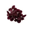 Fio de Flores Hortênsia Pintura a Óleo Simulada DIY 9 Cabeças Tecido de Seda Flor Artificial Grampo de Cabelo Arranjo de Flores Materiais Adereços para Fotografia Doméstica