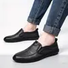 Zapatos para Hombre al por Mayor, Ligeros, Cómodos, Modernos, Zapatos Casuales Versátiles, Zapatos de Conducir de Suela Blanda, Zapatos Planos sin Cordones tipo Papá