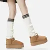 Calcetines de punto para Otoño e Invierno calcetines de felpa jk calcetines y2g chica popular funda para pierna combinable calcetines para botas de nieve calcetines lolita colección