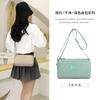 Bolsa Transversal Simples Estilo Horizontal Cor Pura Tendência 2022 Nova Bolsa de Ombro Feminina Moda Tecido Oxford Moeda Celular Pequena Bolsa Quadrada