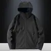 Chaqueta de Temporada del Fabricante Chaqueta Cálida para Hombre Chaqueta de Otoño e Invierno de Moda Chaqueta Casual de Moda para Hombre Nueva Transfronteriza Chaqueta con Capucha para Exterior para Hombre