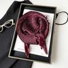 Nuevo Pañuelo de Seda Plisado Transfronterizo para Mujer con Estampado de Leopardo Turbante Estampado Cachemira Pañuelo de Satén Pañuelo Pañuelo Cuadrado de 70cm