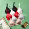 Nuevo sujetador sin costuras de copa triangular suave como la seda, de seda de morera fina de alta calidad, sin aro de acero, ropa interior sexy y sencilla