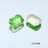 Rinestones Brillantes para Uñas Dongzhou 8*6MM Rectangulares Octagonales de Fondo Puntiagudo Rinestones Accesorios para Aretes DIY Nuevos Rinestones de Cristal K9