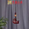 Sándalo Tallado Zodiaco Caballo Cadena para Teléfono Colgante Yiming Xianyuan Llave Madera Maciza Tallada Caballo Llavero Colgante para Coche