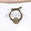 Estilo Coreano Celebridade da Internet Simples Elegante Strass Rosto Sorridente Liga de Metal Faixa de Cabelo Headband Elástico Corda de Cabelo Adorno de Cabeça Acessórios de Cabelo Menina