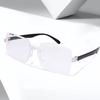 Gafas de sol de moda de primavera y verano 2024, estilo puro, sin montura, con caja, moda coreana, 8502