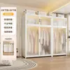 Armario de acero de estilo moderno para ropa de bebé, estable y duradero, a prueba de polvo, colgable, armario modular con almacenamiento compartimentado