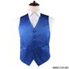 Fábrica de Fuerza Chaleco Holgado de Poliéster Liso para Hombre Traje de Poliéster Chaleco Sencillo para Banquete de Negocios Personalización