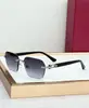 Ct0623 Óculos de Sol Masculino de Luxo Sem Aro Novo Estilo de Rua Anti-UV Óculos Ópticos Femininos da Moda