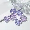 16*18mm Moño de Cristal con Agujero Horizontal Corbata de Cristal DIY Materiales para Hacer Pulseras y Collares Hechos a Mano Venta al por Mayor