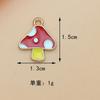 Vermelho diy acessórios liga gota de óleo flor fruta chaveiro pingente brincos acessórios para cabelo telefone celular pequeno pingente