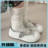 Zapatos de ballet de punta redonda con lazo para mujer, nuevos zapatos planos estilo coreano de verano 2026, lindos zapatos Mary Jane para estudiantes