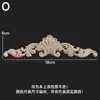 Dongyang Tallado en Madera Estilo Europeo Calcomanía Accesorios para Muebles Flores para Puertas de Madera Tallado Fino Calcomanías para Puertas de Gabinete Flores para Cabeceras Calcomanías de Madera Maciza Decoración