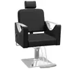 Silla de peluquería transfronteriza, silla giratoria elevable para barbería, se puede reclinar para afeitar, permanente y teñir, silla simple para salón de peluquería