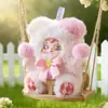 Três Filhotes Fofos Bons Momentos Pelúcia Caixa Surpresa Boneca Chaveiro Pingente Decoração de Mesa de Escritório Presente