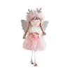 Nuevo Colgante de Peluche Navideño con Astas de Reno y Ángel Niña Colgante para Árbol de Navidad Muñeca Creativa Colgante Decorativo