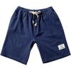 Ins Marca de Moda Tallas Grandes Ropa Exterior para Hombre Pantalones de Cinco Puntos Sueltos Verano Casual Pantalones de Cinco Puntos Hombres Algodón Lino Pantalones Cortos Finos Algodón