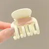 Pinza para el Cabello de Calabaza con Letra Simple para Mujer, Pasador para Fijar Cola de Caballo Alta, Pinza de Garra Pequeña para Media Cola, Accesorio para el Cabello de Pinza de Tiburón