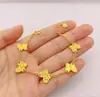 Mesmo estilo de loja de ouro, banhado a ouro, super brilhante, cheio de estrelas, borboleta, CNC, pulseira, feminino, novo, moderno, sensação de alta qualidade, joia de mão, atacado
