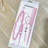 Ferramenta de Penteado para Meninas: Versátil Modelador de Coque com Cabeça Redonda, Ferramenta Fácil de Pentear, Agulha para Passar Cabelo, Agulha para Passar Cabelo