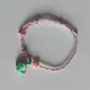 Pulseiras Coloridas para Crianças e Bebês, Pulseiras de Fio Vermelho, Pulseiras de Casal, Joias de Estilo Chinês Tradicional, Presentes de Atrações Turísticas, Lembrancinhas