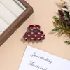 Mini Presilha de Cabelo de Bolinhas Estilo Francês, Elegante Penteado de Princesa Meio Preso, Piranha de Cabelo de Luxo, Acessório de Cabelo da Moda