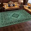 Alfombra retro persa para sala de estar estilo étnico manta para mesa de café sofá hogar área grande manta completa para dormitorio mesita de noche