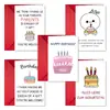 Nueva Tarjeta de Felicitación de Cumpleaños con Sobre, Tarjeta de Texto Divertida Transfronteriza, Tarjeta de Bendición para Regalo, Tarjeta de Mensaje