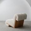 Cadeira Casual Única Estilo Silencioso Criativo Nórdico Veludo de Cordeiro Simples Moderno Luz Luxo Designer Sala de Estar Cadeira em Forma de Cadeira