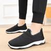 Sapatos de inverno masculinos forrados com lã, de algodão quente e espesso, com sola macia, leves e confortáveis, tênis de corrida esportivos da moda para homens