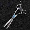 Tijeras de Peluquería Shenxingzhe de 6.0 pulgadas con Tornillo de Piedra Artificial Tijeras para Cortar el Cabello Tijeras Planas Tijeras para Flequillo Tijeras Adelgazantes