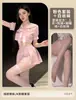 Lingerie sexy, saia plissada ultracurta, uniforme de estudante, sexy e sedutora, não precisa tirar, uniforme de marinheiro tentador qqny