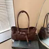 Bolsa de Hombro Atmosférica Retro Individual Debajo del Brazo Diaria 2026 Bolsa Gamuza Gran Capacidad Otoño Nueva Moda Coreana Terciopelo Simple