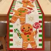 Nuevo e Innovador Caminero de Mesa Decorativo de Copo de Nieve Navideño, Mantel de Lino Duradero y Resistente, Exclusivamente para Ventas Transfronterizas