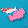 Molde de Silicona para Decoración de Pasteles DIY, Caja con Forma de Corazón de Oso de Dibujos Animados, Tema del Día de San Valentín Qixi