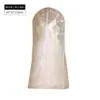 Saco à prova de poeira transfronteiriço para uso doméstico, capa de poeira longa transparente para vestidos de noiva, ternos e roupas