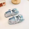 Zapatos de Cuero con Lazo Estilo Coreano para Niñas 2026 Nueva Llegada Primavera/Otoño Moda para Niñas Zapatos Individuales Brillantes Zapatos de Cuero Versátiles para Bebé Niña