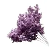 Flores Artificiales Moradas de Boda Elegante Boda Compromiso Banquete Montaje Techo del Salón de Bodas Decoración de Flores Artificiales Escenario Flores Guía de Camino
