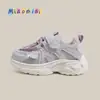 Tênis Esportivo Infantil, Novos Modelos Primavera e Outono, Tênis Casuais de Malha para Meninos e Meninas, Tênis "Dad Shoes" Respiráveis para Crianças Pequenas e Médias, Tênis de Corrida para Bebês