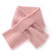 Cachecol de cashmere tricotado infantil estilo coreano moderno, combina com tudo, para outono e inverno, quente, proteção para o pescoço do bebê, cachecol pequeno, moda