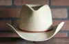 Sombrero de Invierno para Jinete de Hombre y Mujer, Sombrero Vaquero de Imitación Lana, Ajustable, Sombrero de Mezclilla Blanco, Caliente de Otoño Invierno, Popular en Amazon Transfronterizo