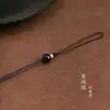 Cordón para Teléfono con Diseño de Estrella y Luna, Cuerda con Colgante de Perla Plateada, Cuerda para Accesorios de Jade Semi-Terminada DIY, Cordón para Coche Hecho a Mano
