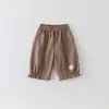 Pantalones Casuales para Niñas 2026 Nuevo Verano Estilo Coreano Pantalones Delgados para Bebés Niñas, Ropa Exterior para Niños Pequeños Pantalones Cortos, Clase A